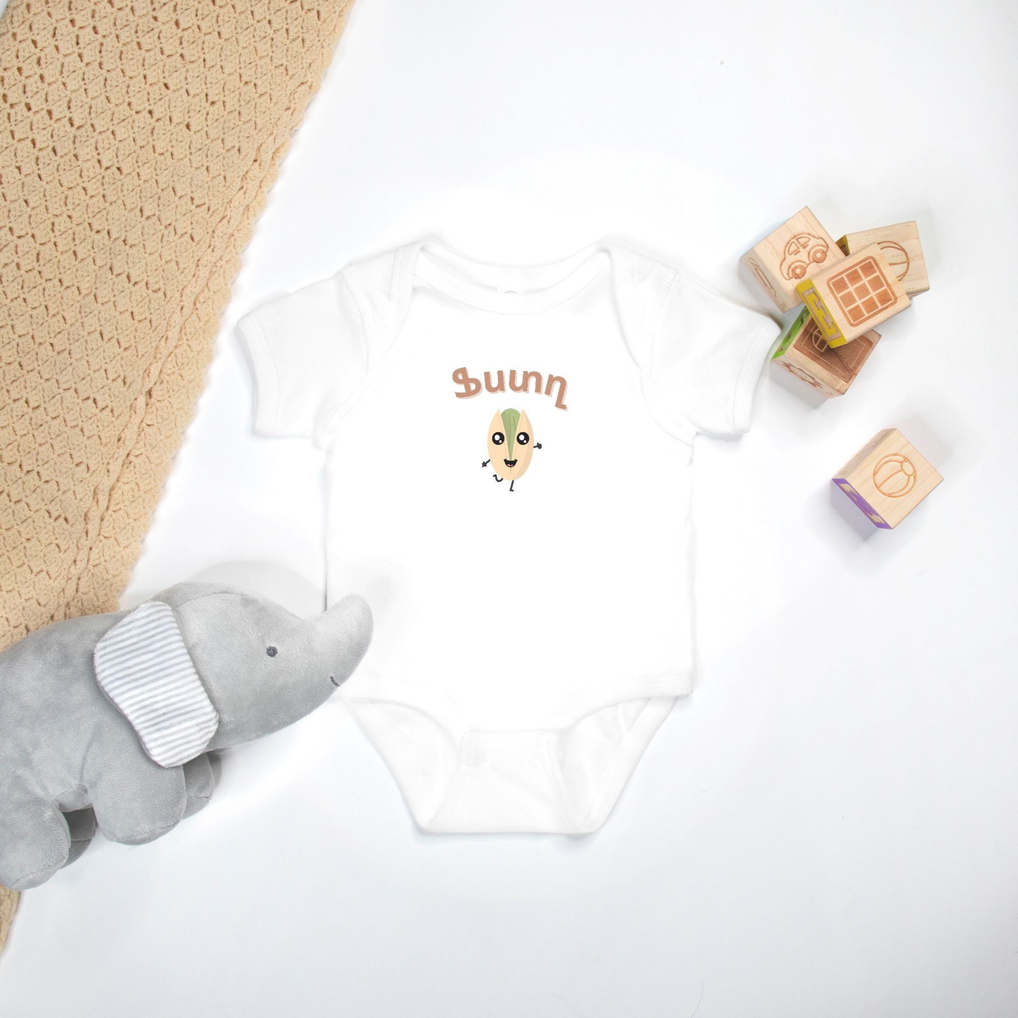 Fsdgh Pistachio Baby Onesie
