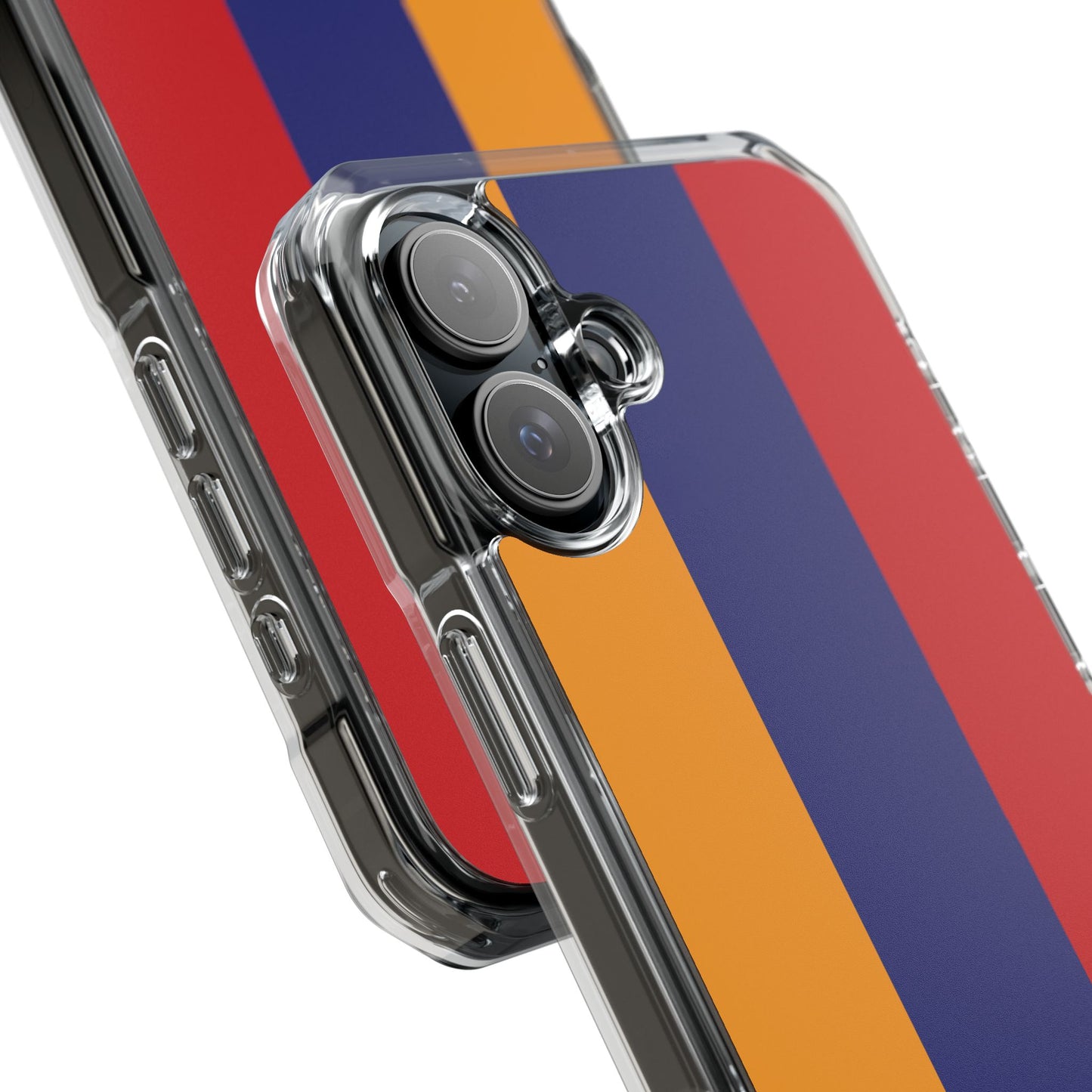 Magnetic Clear Impact Case - Armenian Flag Design Phone Case