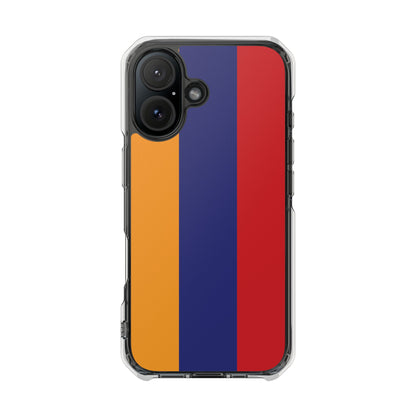 Magnetic Clear Impact Case - Armenian Flag Design Phone Case