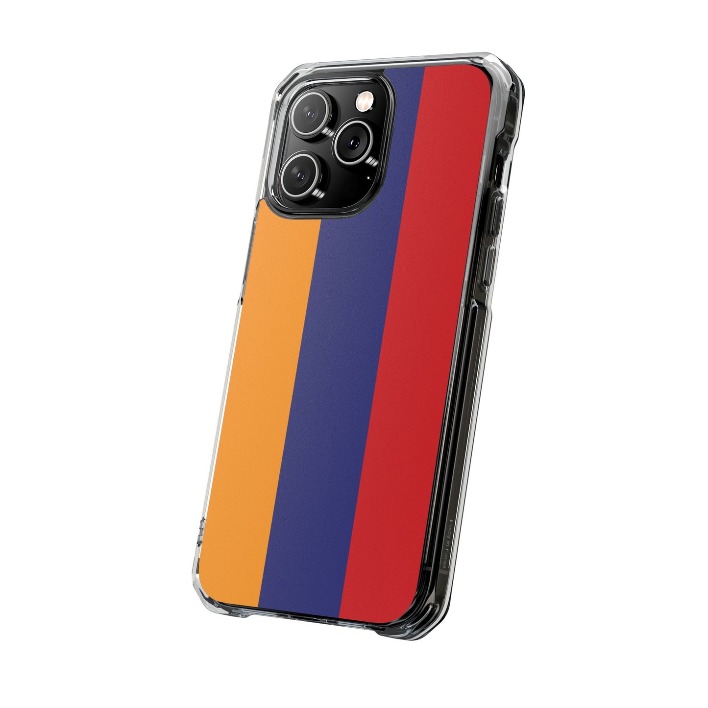 Magnetic Clear Impact Case - Armenian Flag Design Phone Case