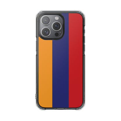 Magnetic Clear Impact Case - Armenian Flag Design Phone Case