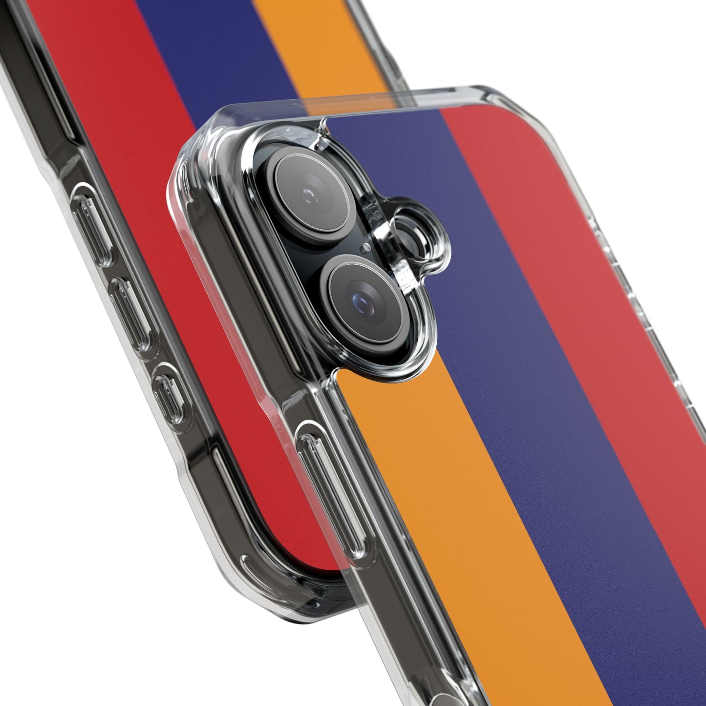 Magnetic Clear Impact Case - Armenian Flag Design Phone Case