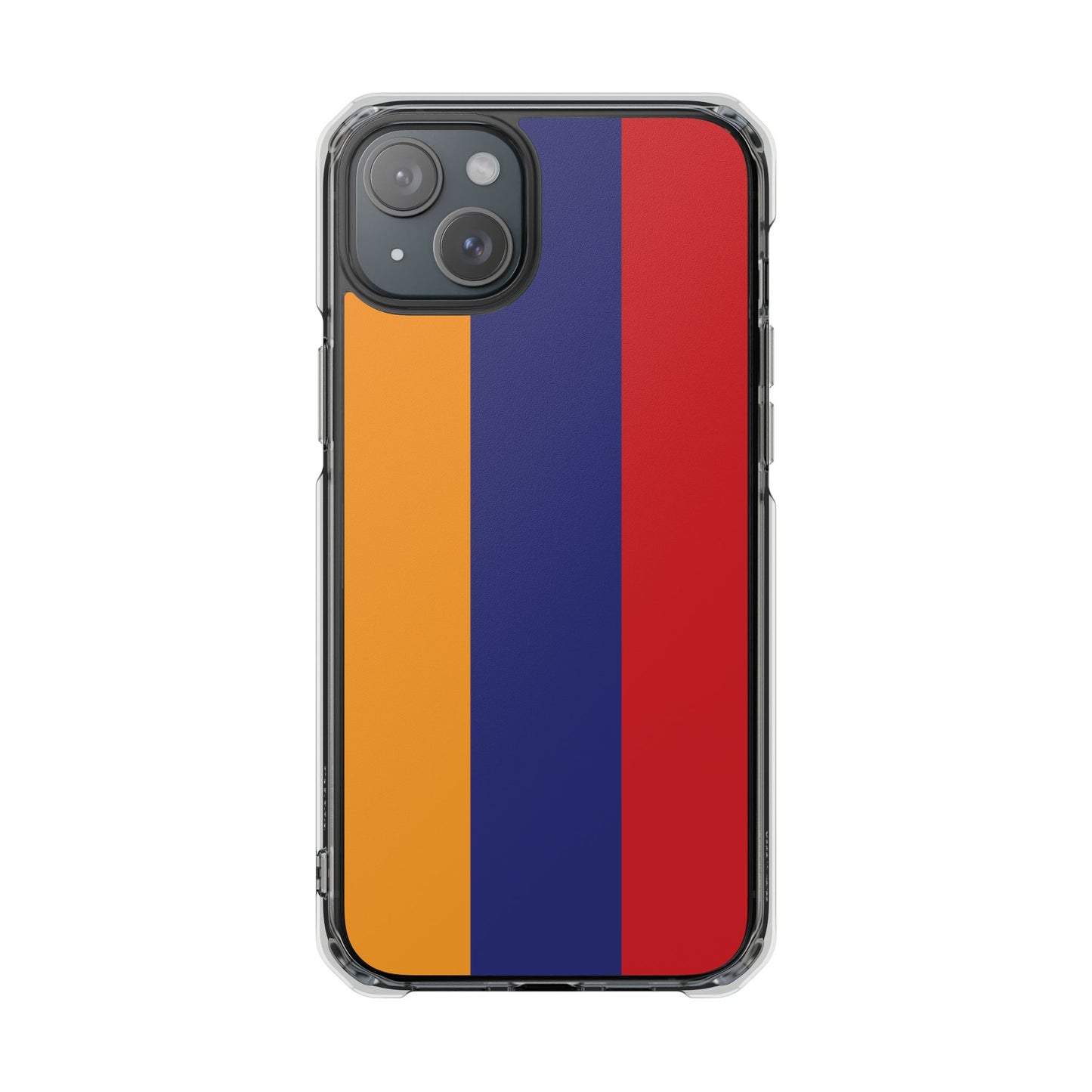 Magnetic Clear Impact Case - Armenian Flag Design Phone Case