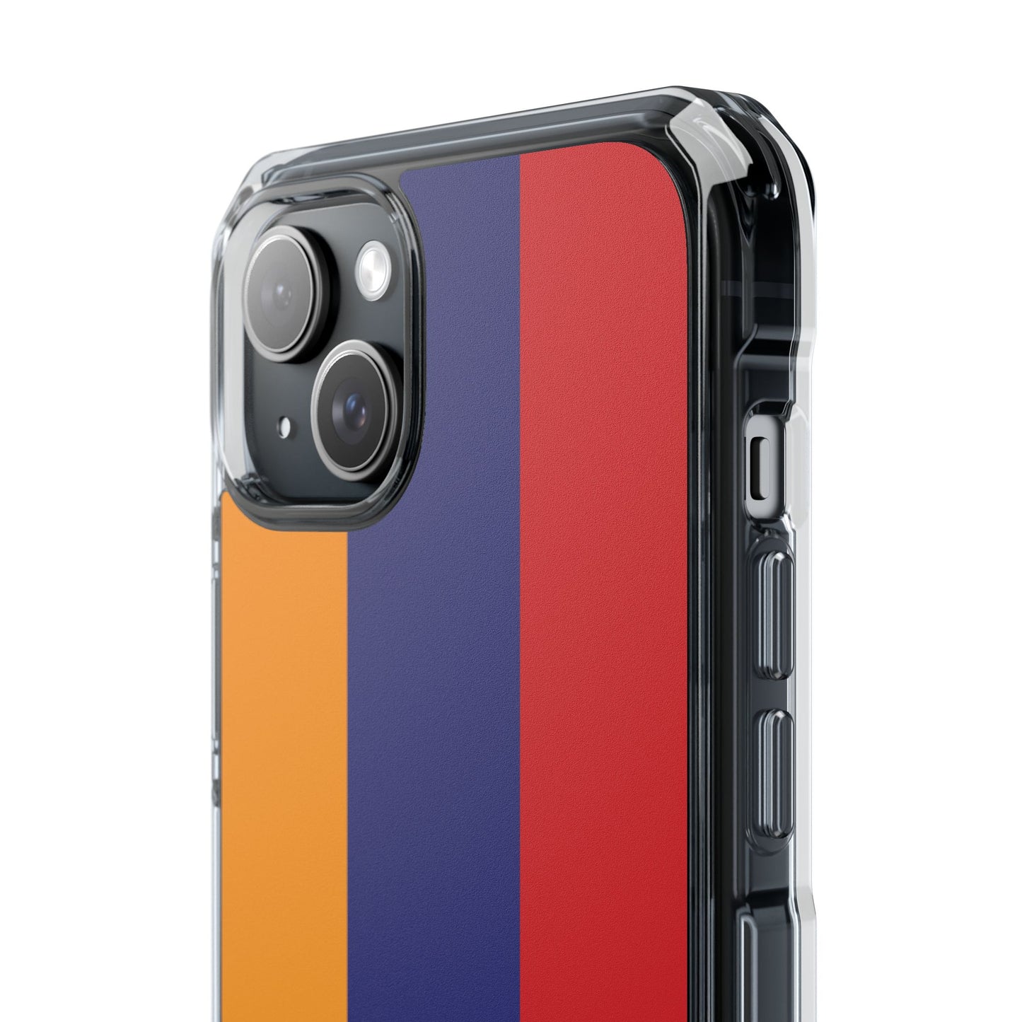 Magnetic Clear Impact Case - Armenian Flag Design Phone Case