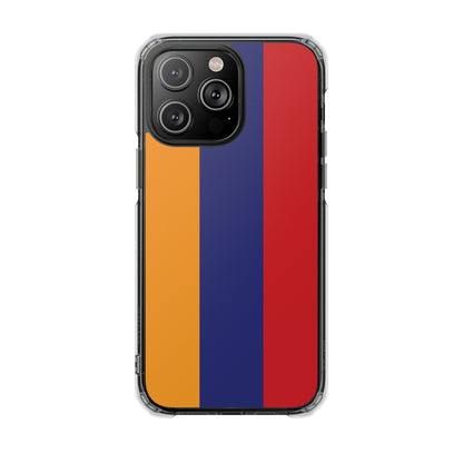 Magnetic Clear Impact Case - Armenian Flag Design Phone Case