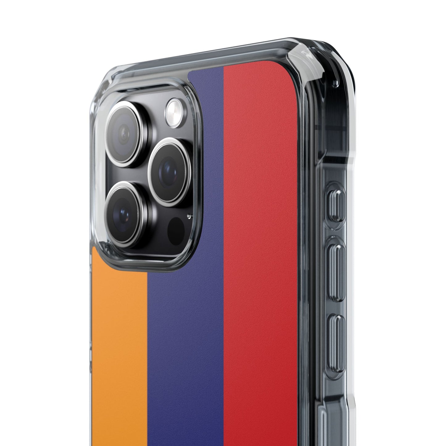 Magnetic Clear Impact Case - Armenian Flag Design Phone Case